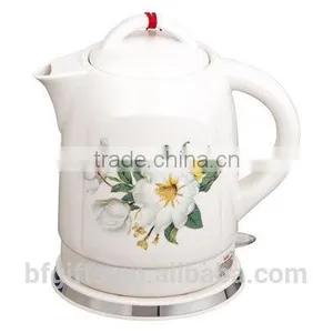 Enamel Kettle Set/ Ceramic LED Electric Kettle/ White High Quality Teapot Set/ 2015 New Design- thumbnail-1