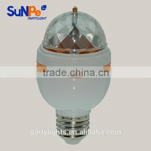 Home Private Small Party RGB Led Lighting Bulb Full Color Rotating Lamp thumbnail-5
