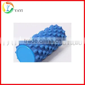 Crossfit Massage Exercise EVA Foam Roller With Caps thumbnail-6
