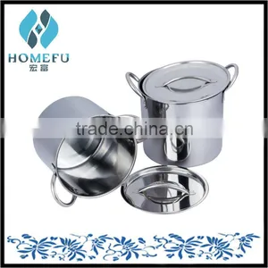 2015 Tall Stainless Commercial Steel Heavy Duty Stock Pots Made in China thumbnail-1