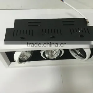 3x5W Square Recessed Grille Light Ceiling Light Office Light thumbnail-5