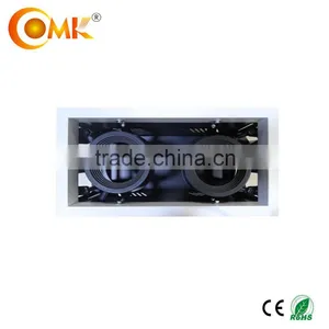Two Head MR16/GU5.3/GU10 LED Grille Light Aluminum Alloy Housing thumbnail-3
