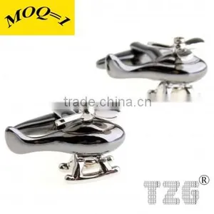 Fashion Stainless Steel Helicopter Cufflink thumbnail-1