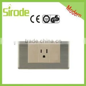 Fast Delivery Professional Colored Wooden Wall Single Gang Interlock Socket Outlet thumbnail-1