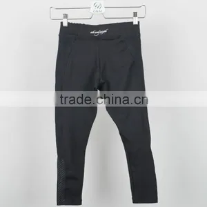 (Trade Assurance) Woman Sports Pants Made of Stretch Nylon Spandex Fabric, Yoga Leggings for Fitness thumbnail-3