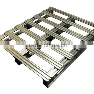 Galvanized Heavy Duty Metal Pallet, Folding Steel Metal Pallet thumbnail-1