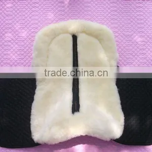 Natural Sheepskin Saddle Pad Factory thumbnail-1
