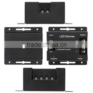 DIY RF DC12V-24V LED Amplifier Wireless Dimmer+ 11keys Remote Controller for Single Color LED Strip LED Neon Enlarge Connection thumbnail-2
