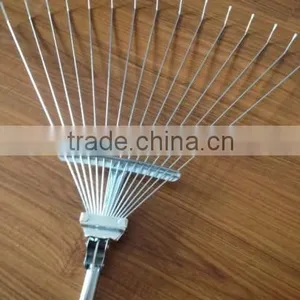 15 Teeth Steel Handle Garden Rakes thumbnail-4