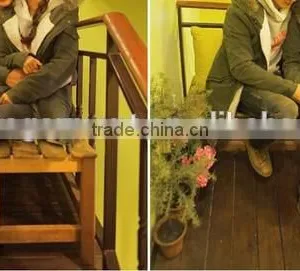 New Men Women Military Long Winter Trench Coat Jacket Hooded Parka Overcoat thumbnail-5