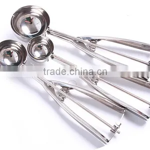 3 Pcs Stainless Steel Ice Cream Scoop Practical Ice Cream Stacks Tools Eco-Friendly Small Middle Large Spoons thumbnail-6