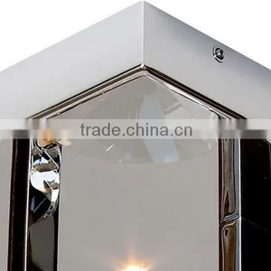 Luxury With Stainless Steel+ Crystal Ceiling Light for Hotel thumbnail-2