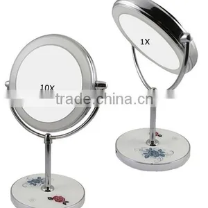 16pcs LED Lights Lithium Battery Hotel Makeup Desktop Mirror thumbnail-1