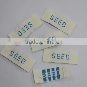 Custom Logo Woven Lable High-quality With Eco-friendly Material Free Sample Garment Clothes thumbnail-1