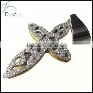 Fashion Wholesale Stainless Steel Mini Cross Pendent thumbnail-1