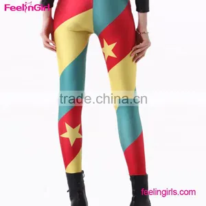 No MOQ Girls Rainbow Color Seamless Spandex Leggings thumbnail-4