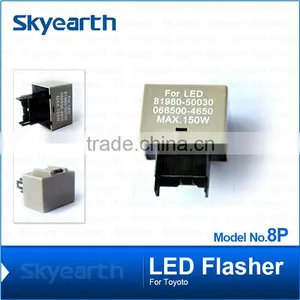 Factory Promotion 12V Car LED Flasher Raly, LED Warning Canceller Auto Parts For Toyota LED Flasher 8P thumbnail-1