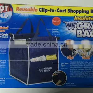 Reusable Grab Bag / Grab Shopping Bag As Seen on TV thumbnail-3