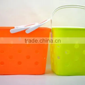 Handle Plastic Laundry Basket thumbnail-4