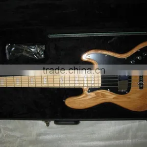 Ash Body Bolt-on 5 String Electric Bass Guitar Maple Neck and Fingerboard thumbnail-6