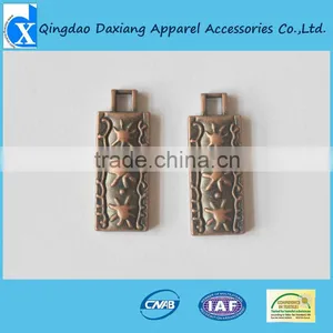 Anti-copper Custom Logo Metal Zipper Pullers thumbnail-1