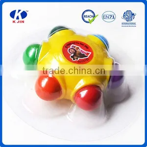 2016 Fashon Design 3D Shaped 6 Colors Crayon for School Children With High Quality thumbnail-1