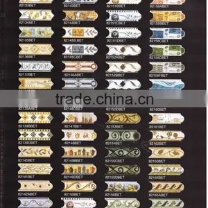 Interior Ceramic Porcelain Polished Wall Tile Border 70x200mm thumbnail-1