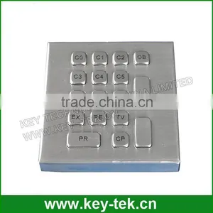 Movable Desktop Metal Numeric Metallic Keypad for Smart Card Reader thumbnail-1