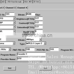 MPEG-2 4IN1 SD SDI ts ip Video Encoder (Embedded Audio,4SDI In,ASI+IP/UDP Out) thumbnail-2