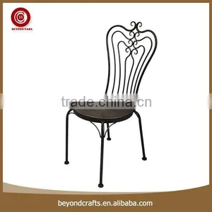 High Level Popular Good Quality Wrought Iron Restaurant Chair thumbnail-1