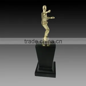 Sports Awards Newly Design Factory Direct Customized Black K9 Glass Taekwondo Trophy thumbnail-2