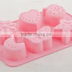 Factory Wholesaler Cheap Price Lovely Silicone Mold Ice Cube Tray thumbnail-1