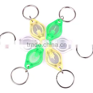 395-400nm Cheap Custom Fashion Keychain Purple Light UV LED Key Chain thumbnail-3