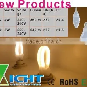 LC-F020A 2015 Slim Style A60 5W LED Bulb Ultra Thin Flat Design E27 High Lumen thumbnail-2