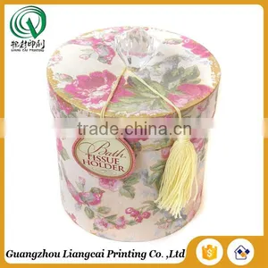 Competitive Price Bio-degradable Large Round Cardboard Box Decorative Round Cardboard Boxes for Gift Packing thumbnail-1