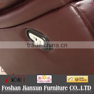 GC858 Recliner Kuka Leather Sofa thumbnail-6