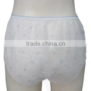 Disposable Nonwoven Underwear With Pringting for Women thumbnail-5