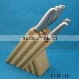 Fish Fillet Knife With Wooden Block thumbnail-1
