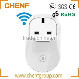 Newest Design Cheaper UK Plug Wifi Power Socket Switch thumbnail-1