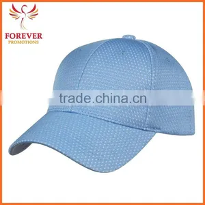 Wholesale Ployester Jersey Mesh Royal Blue Hit-dry Baseball Cap thumbnail-3