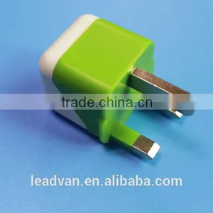 New High Quality 1A Charger UK Standard Plug Wall Charger thumbnail-1