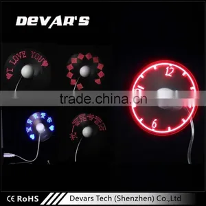 2016 Newest Factory LED Flashing Message Mini Fan thumbnail-1
