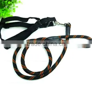 Wholesale Double Colors Styles Round Rope Fiber High Quality Strong Dog Pet Leashes thumbnail-5