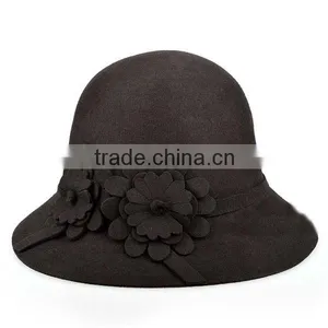 European Style Wool Felt Sauna Hat For Ladies thumbnail-4