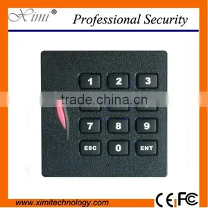 KR102 Card Reader IP65 Waterproof Smart Card Reader With Kaypad 125KHZ RFID Card Wiegand Card Reader Keyboard Card Reader thumbnail-1