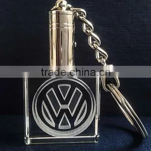 Promotional Engraved Crystal Smart Car Keychain thumbnail-1