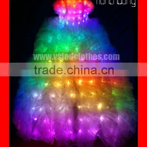 Programmable LED Light Stage Show Fancy Dress Costumes thumbnail-1