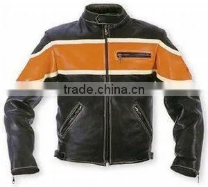 DL-1206 Leather Motorbike Jacket thumbnail-1