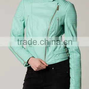 Short Ladies Leather Jackets thumbnail-1