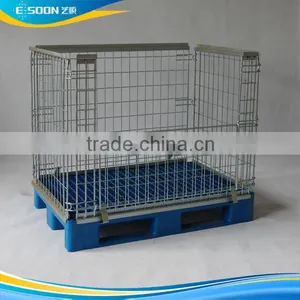 Heavy Duty Nesting Warehouse Pallet Wire Storage Container thumbnail-1
